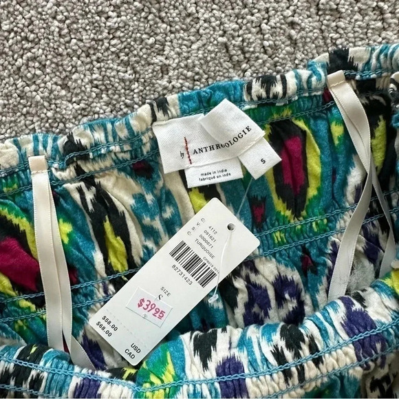 NWT Anthropologie Smocked Tube Top Small - Picture 7 of 10